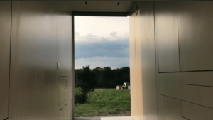 Tiny House vista dall'interno